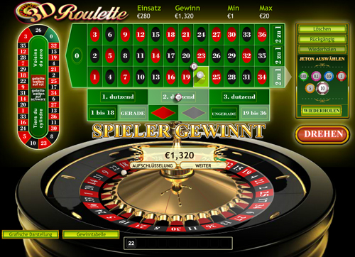 3d roulette im winner casino spielen