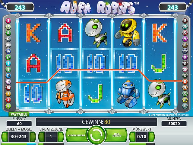 Alien Robots Casino Spiel