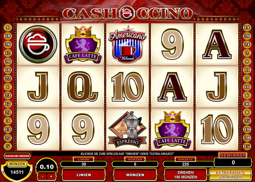 cashoccino online slot im spinpalace casino