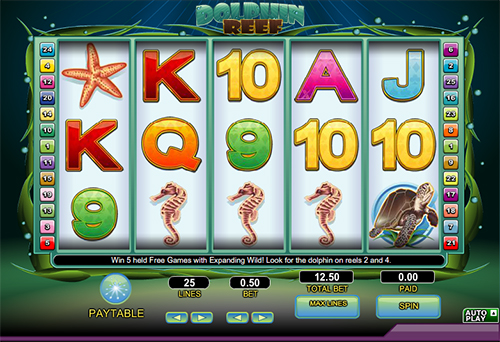 dolphin reef slot im online casino spielen