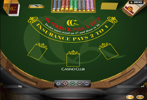 european blackjack im casino club