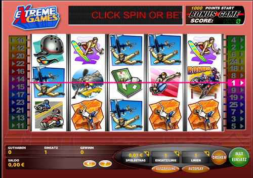 extreme games online casino spiel im casino club