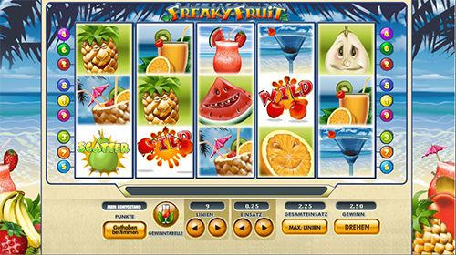 freaky fruit slot im 888 online casino