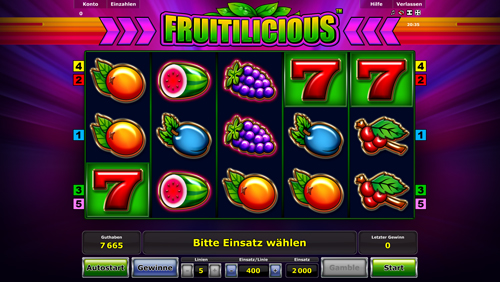 fruitilicious novoline spiel