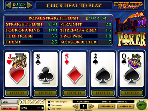 jackpot-poker video poker