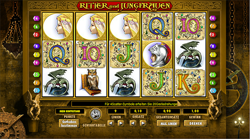 knights and maidens slot im 888 online casino