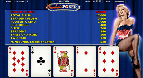 novoline spiel marilyns poker ii im gametwist casino