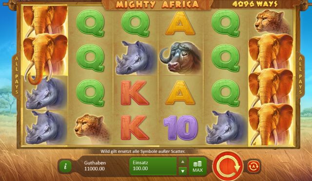 Mighty Africa Slot Vorschau