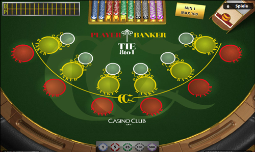 mini baccarat im casino club