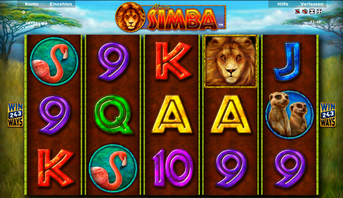 simba spielautomat im von novoline im gametwist casino