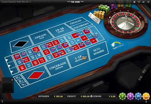 sunmaker french roulette online spielen