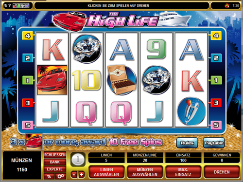 the high life online slot im spinpalace casino