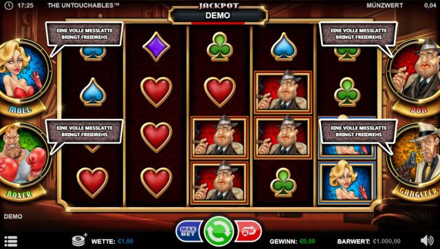 The Untouchables Slot Vorschau