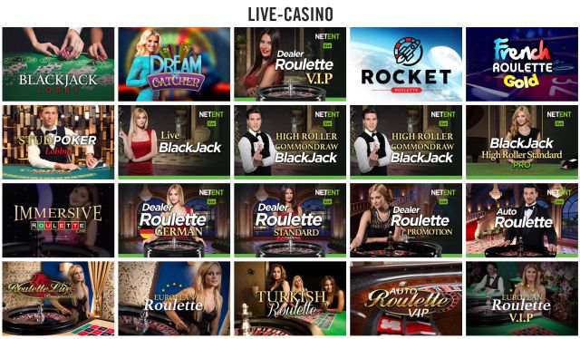 Live Casino bei Vegas Hero